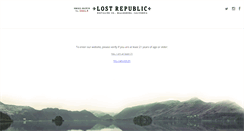 Desktop Screenshot of lostrepub.com